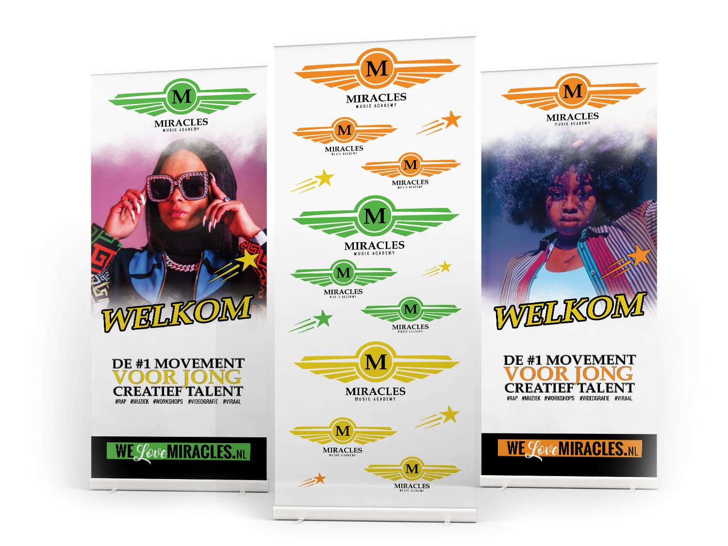 Miracles Rollup Banner